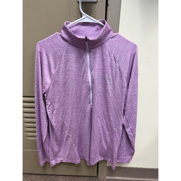 Under Armour Half Zip Heat Gear Tech Twist Women's Medium Navy Blue - Picture 1 of 6